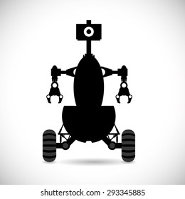 Robot digital design, vector illustration 10 eps graphic