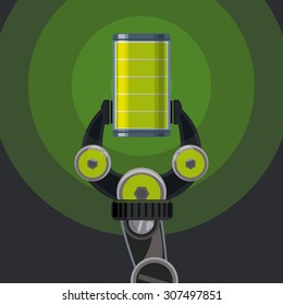 Robot digital design, vector illustration eps 10.