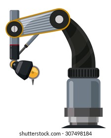 Robot digital design, vector illustration eps 10.