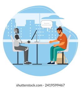 Robot Doctor Consultation Medicine Health People