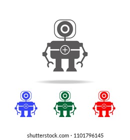 robot doctor icons. Elements of robots in multi colored icons. Premium quality graphic design icon. Simple icon for websites, web design, mobile app, info graphics on white background