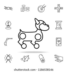 robot dog icon. New Technologies icons universal set for web and mobile