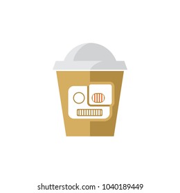 Robot Drink Logo Icon Design
