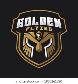 robot eagle esport logo design. suitable for your game identity.