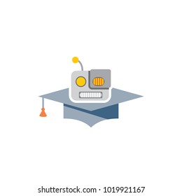 Robot Education Logo Icon Design