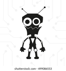 Robot electronics technology hardware components of computers