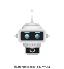 Robot emotion. Emoji Illustrations. Vector illustration.