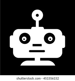 Robot emotion icon illustration design