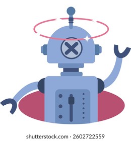 Robot error icon broken page vector sign