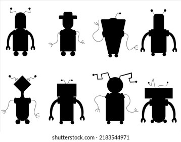 robot fan vector design illustration isolated on white background 