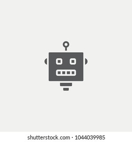 Robot Flat Icon