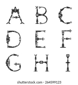 royalty free robotic font images stock photos vectors shutterstock robotic fonts