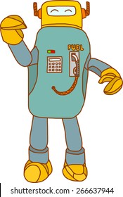 A robot of fuel tank