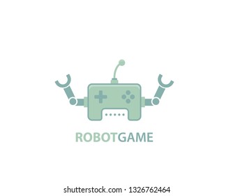  Robot game console logo