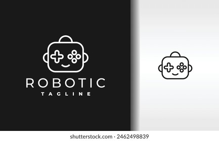 the robot game stick logo