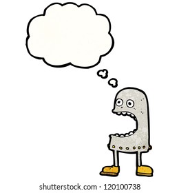 robot gasping cartoon