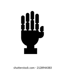 Robot hand icon design template vector isolated illustration