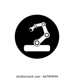 Robot hand vector icon