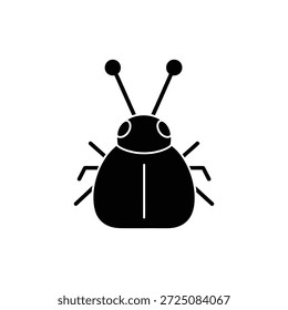 Robot Head with Antennae Minimal Artificial Intelligence Icon
