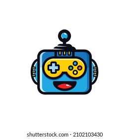 robot head design with joystick glasses