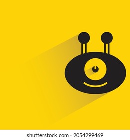 robot head icon on yellow background