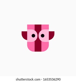 Icono de cabeza robótica. Símbolo de concepto de tecnología Vector AI o elemento de diseño en estilo plano.