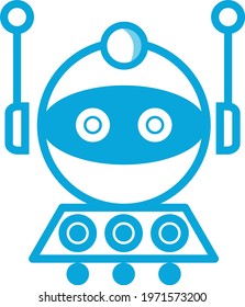 Robot head with rollin foot