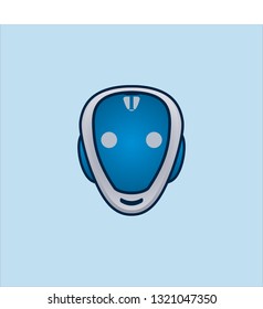 robot head vector
