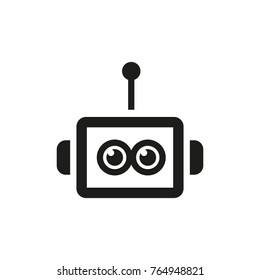 robot head vector icon