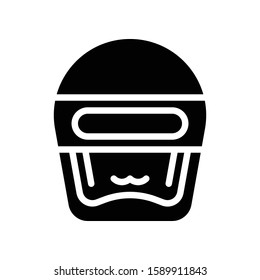 Robot head vector, Robotics related solid style icon