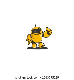 Robot icon. Bot sign design. 