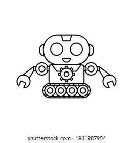 robot icon. bot sign. vector illustration