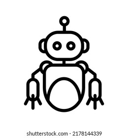 Robot icon. bot sign. vector illustration