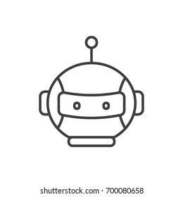 Robot icon. Chat bot.