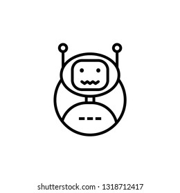 robot icon. chatbot icon