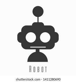 Robot icon. Robot cute icon. New trendy robot graphic symbol for app, logo, icon, web, UI.