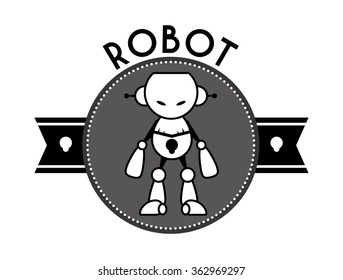 Robot icon design 