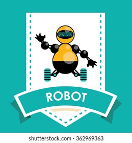 Robot icon design 