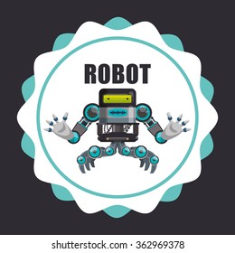 Robot icon design 