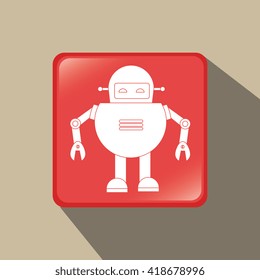 robot icon design 