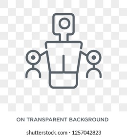 robot icon. robot design concept from  collection. Simple element vector illustration on transparent background.