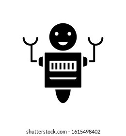 Robot icon. Design template vector