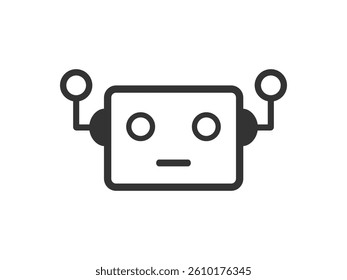 robot icon design - vector