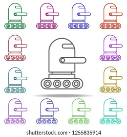 robot icon. Elements of intelligence in multi color style icons. Simple icon for websites, web design, mobile app, info graphics