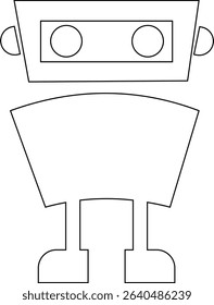 Robot Icon, icons in vibrant and outline styles, showcasing playful designs, ideal for technology, and futuristic projects. Digital artificial intelligence chatbot, friendly Electric cyborg agent