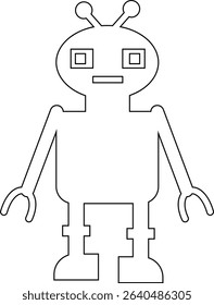 Robot Icon, icons in vibrant and outline styles, showcasing playful designs, ideal for technology, and futuristic projects. Digital artificial intelligence chatbot, friendly Electric cyborg agent