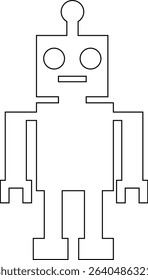 Robot Icon, icons in vibrant and outline styles, showcasing playful designs, ideal for technology, and futuristic projects. Digital artificial intelligence chatbot, friendly Electric cyborg agent