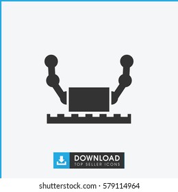 robot icon illustration isolated vector sign symbol