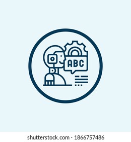 robot icon isolated on white background from education collection. robot icon trendy and modern robot symbol for logo, web, app