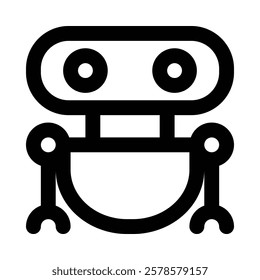 Robot Icon in Line Style
